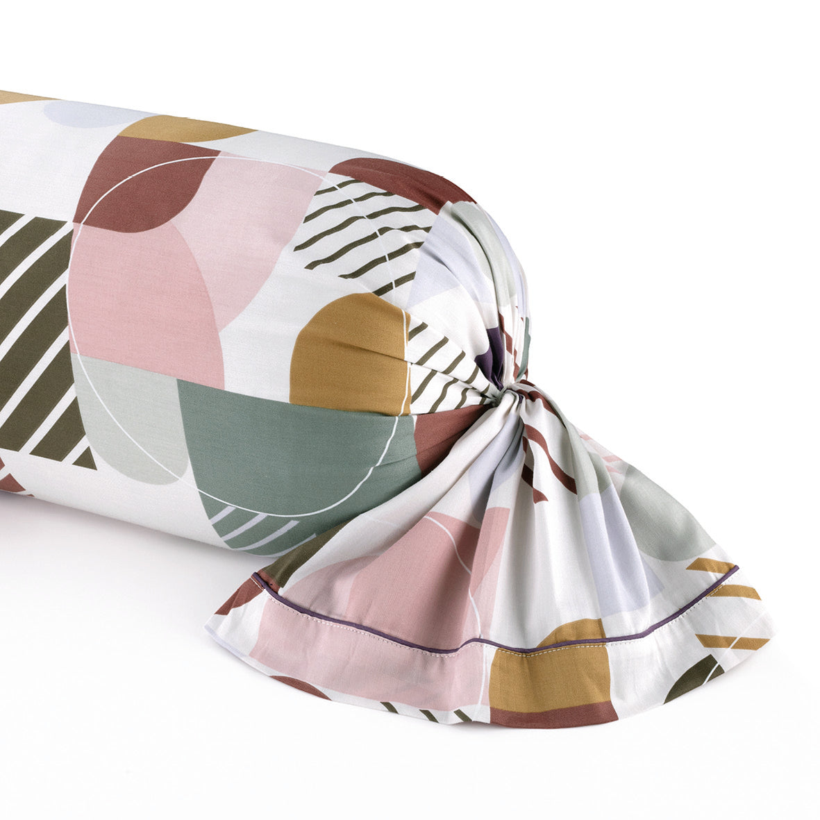 Pillowcase cotton satin - Modul'Art White 43 x 210 cm