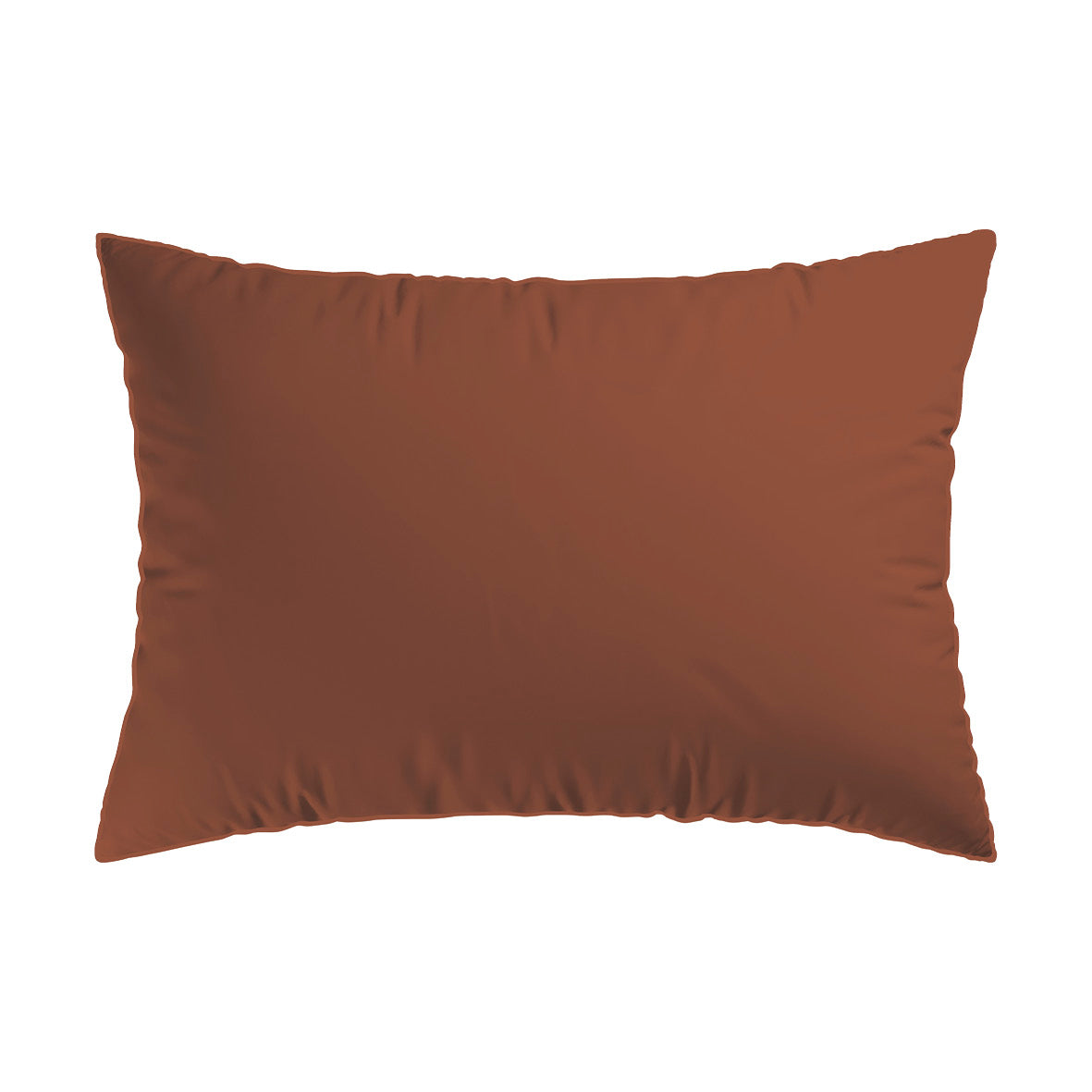Pillowcase cotton satin - Floréal Terracotta 01