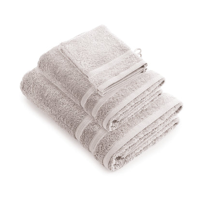 Ensemble complet de linge de bain coton peigné - Vague Vert bouteille