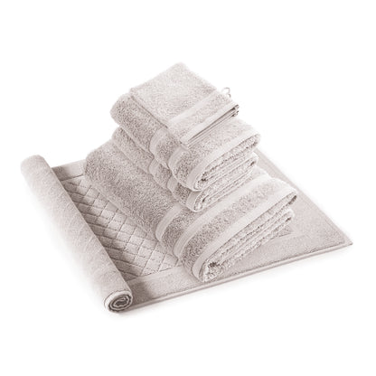 Complete bath linen set combed cotton - Vague Bottle green