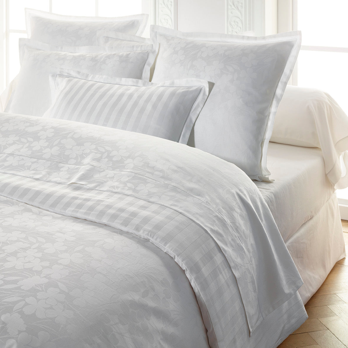 Bolster pillowcase - Uni white