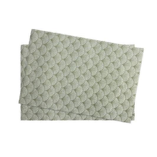 Set of 2 placemats - Delta Green