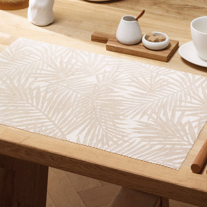 Set of 2 placemats - Feuillage Tropical Taupe