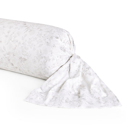 Bolster pillowcase - Roseraie Black/grey