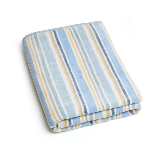 Serviette de plage Saint-Maurice Multicouleur jaune - 100 x 180 cm