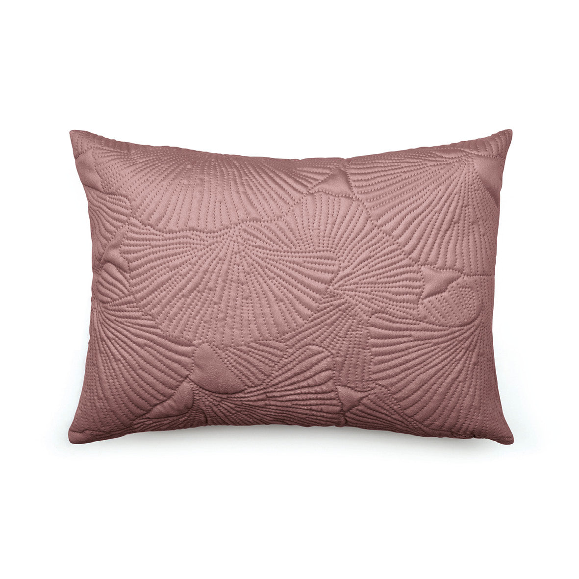 Cushion cover embossed - flower Old pink