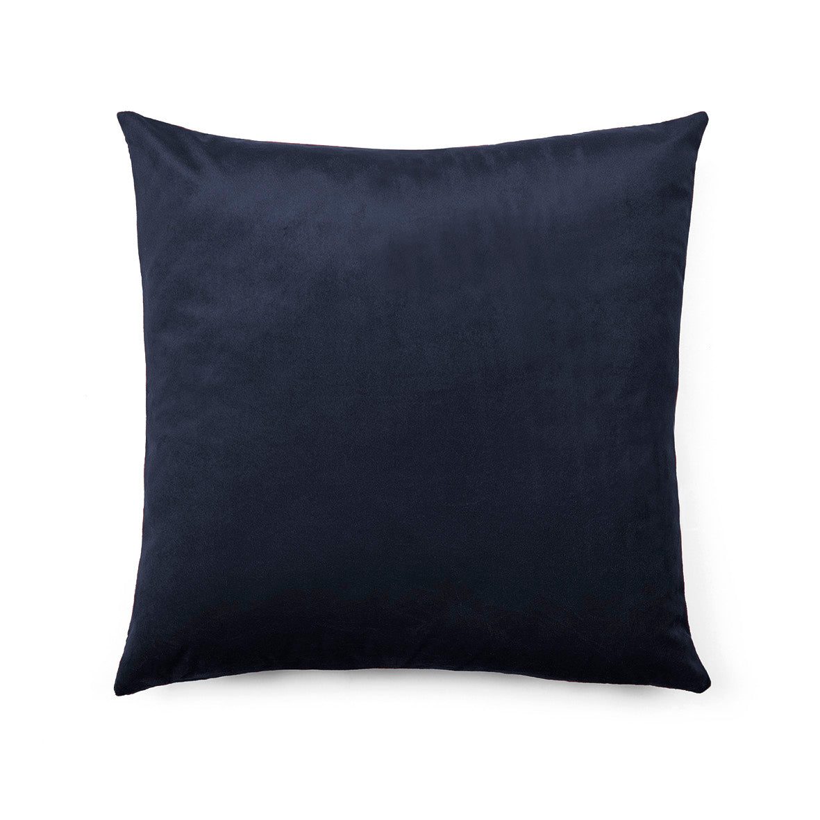 Cushion cover embossed - flower Dark blue