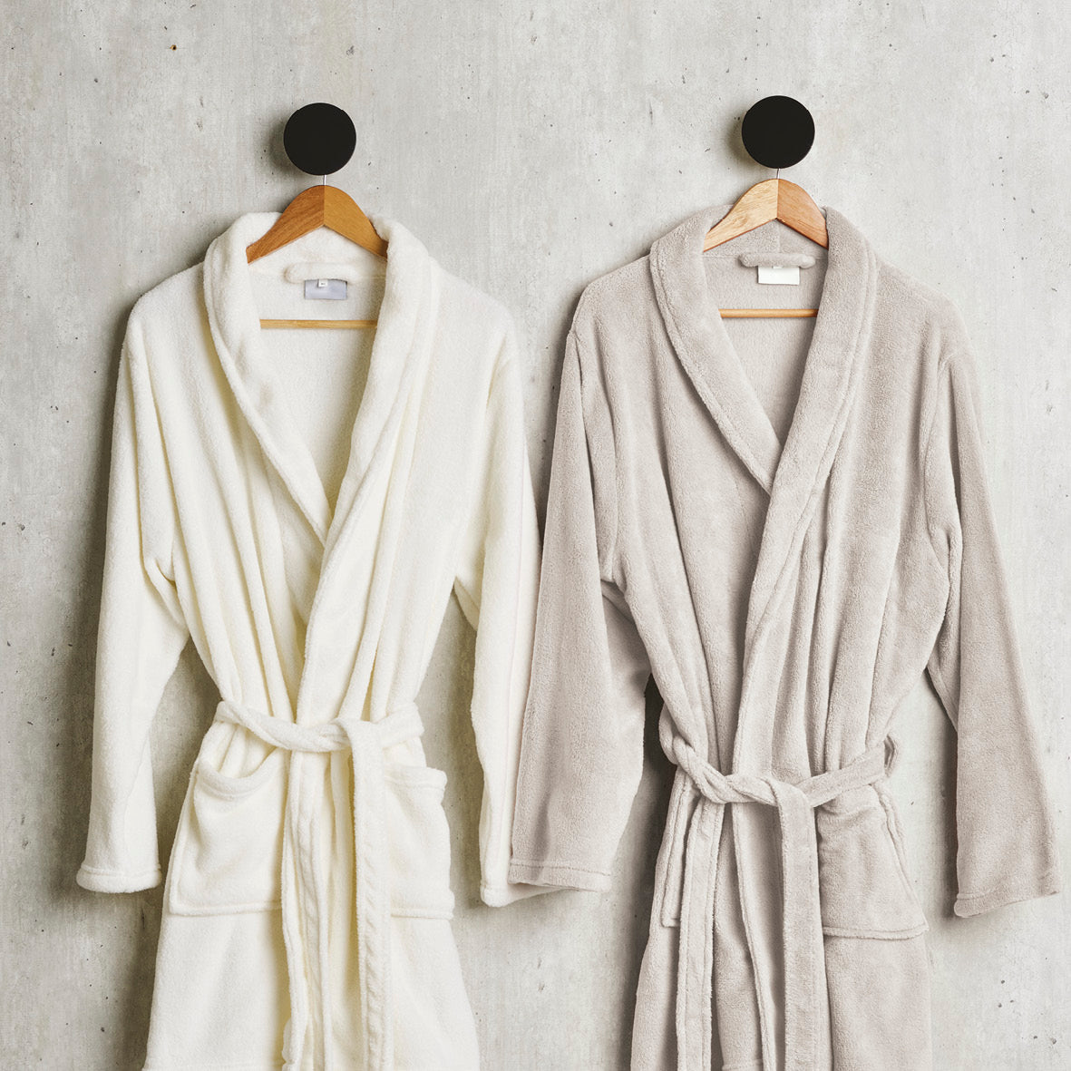 Robe de chambre - Gris clair