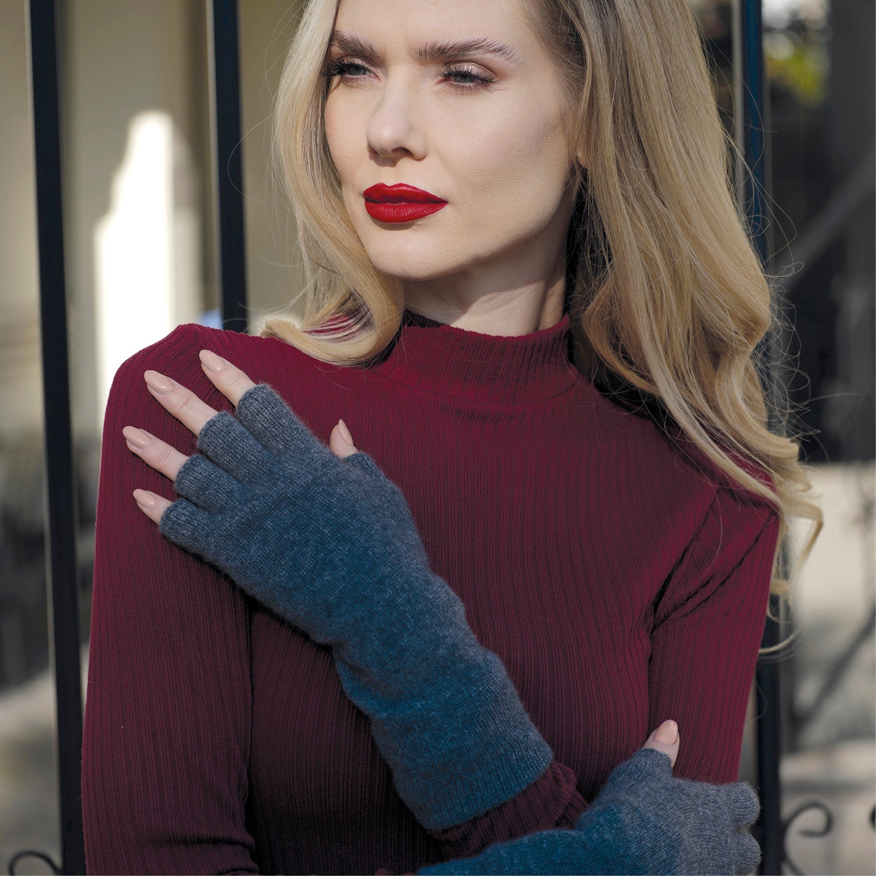 Mittens cashmere - Grey