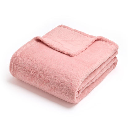 Fleece plaid   Light pink - 180 x 220 cm