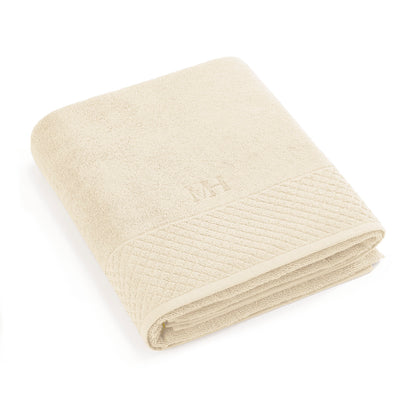 Bath towel combed cotton LT - Eden - 100 x 150 cm Ivory