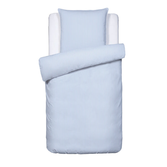 Duvet cover + pillowcase(s) cotton percal - Dauphine Light blue