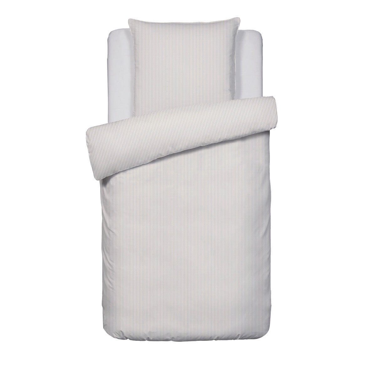 Duvet cover + pillowcase(s) cotton percal - Dauphine Taupe