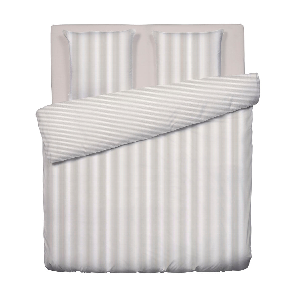 Duvet cover + pillowcase(s) cotton percal - Dauphine Taupe