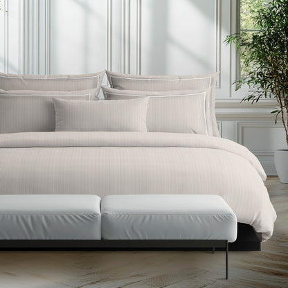 Taie(s) d'oreiller coton percale - Dauphine Taupe