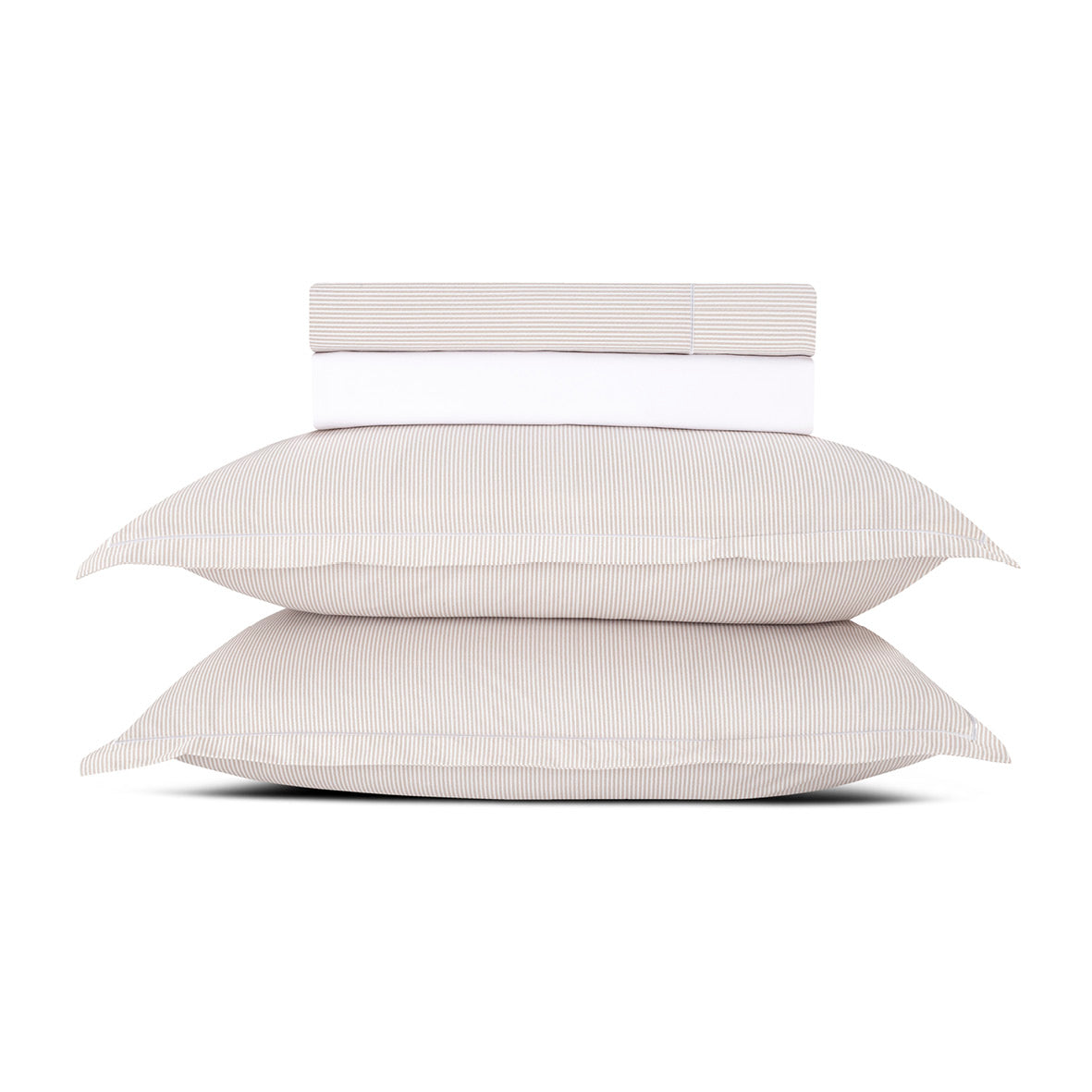 Sheet set cotton percal - Dauphine Taupe