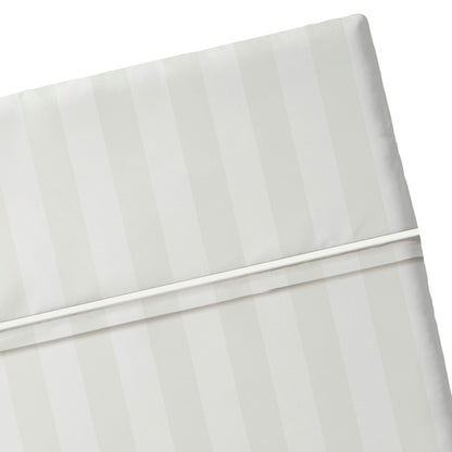 Drap plat satin de coton dobby stripe - Vert