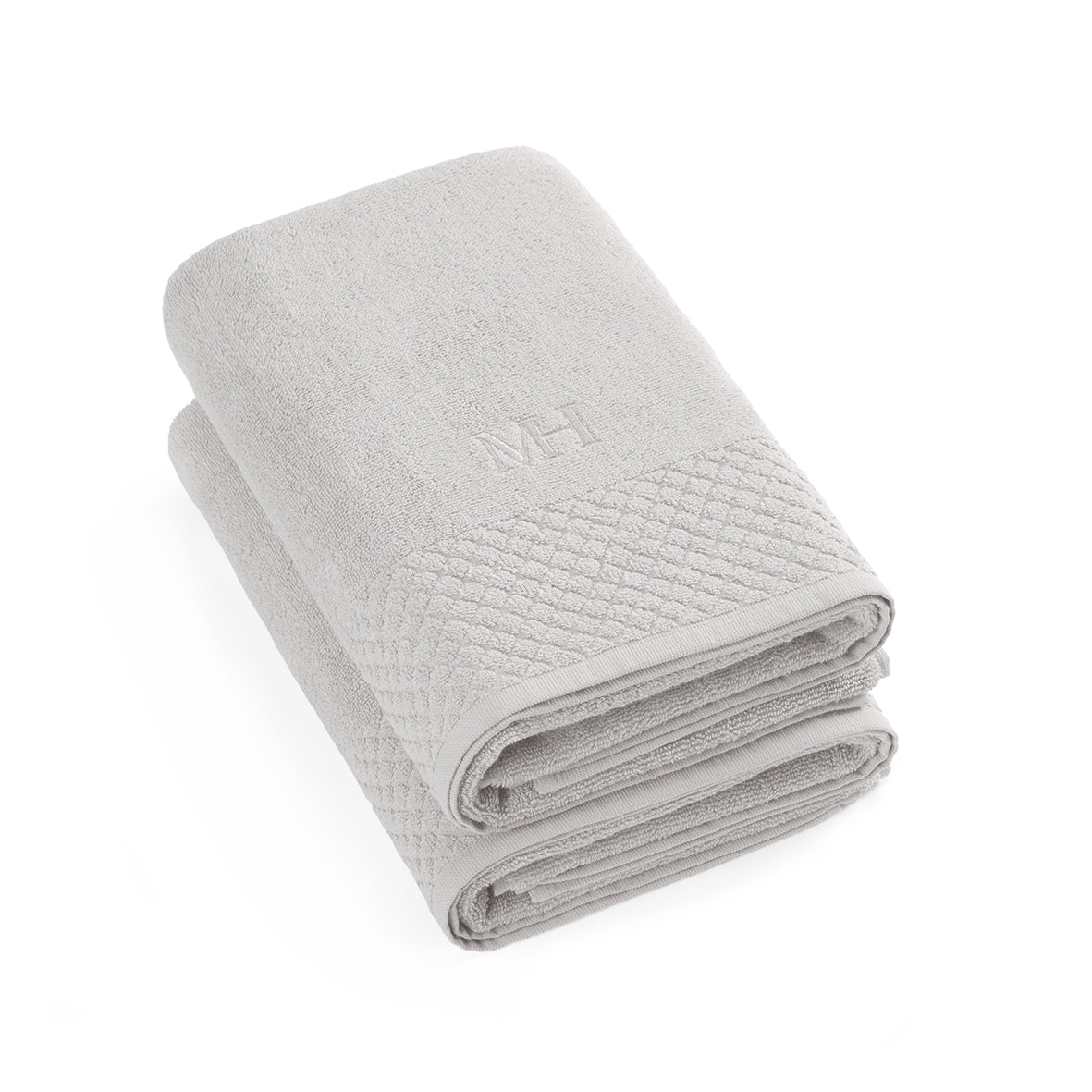 Bath towel combed cotton LT - Eden - 2 x (70 x 140 cm) Sand