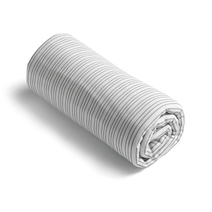 Fitted sheet cotton satin - Louisa Grey