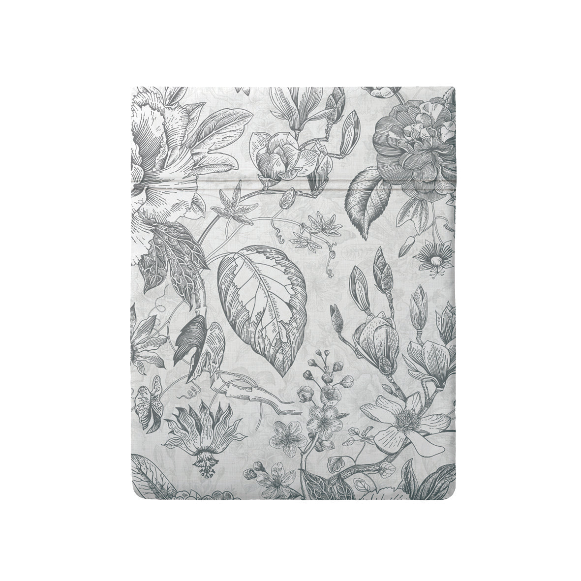 Flat sheet cotton satin - Louisa Grey