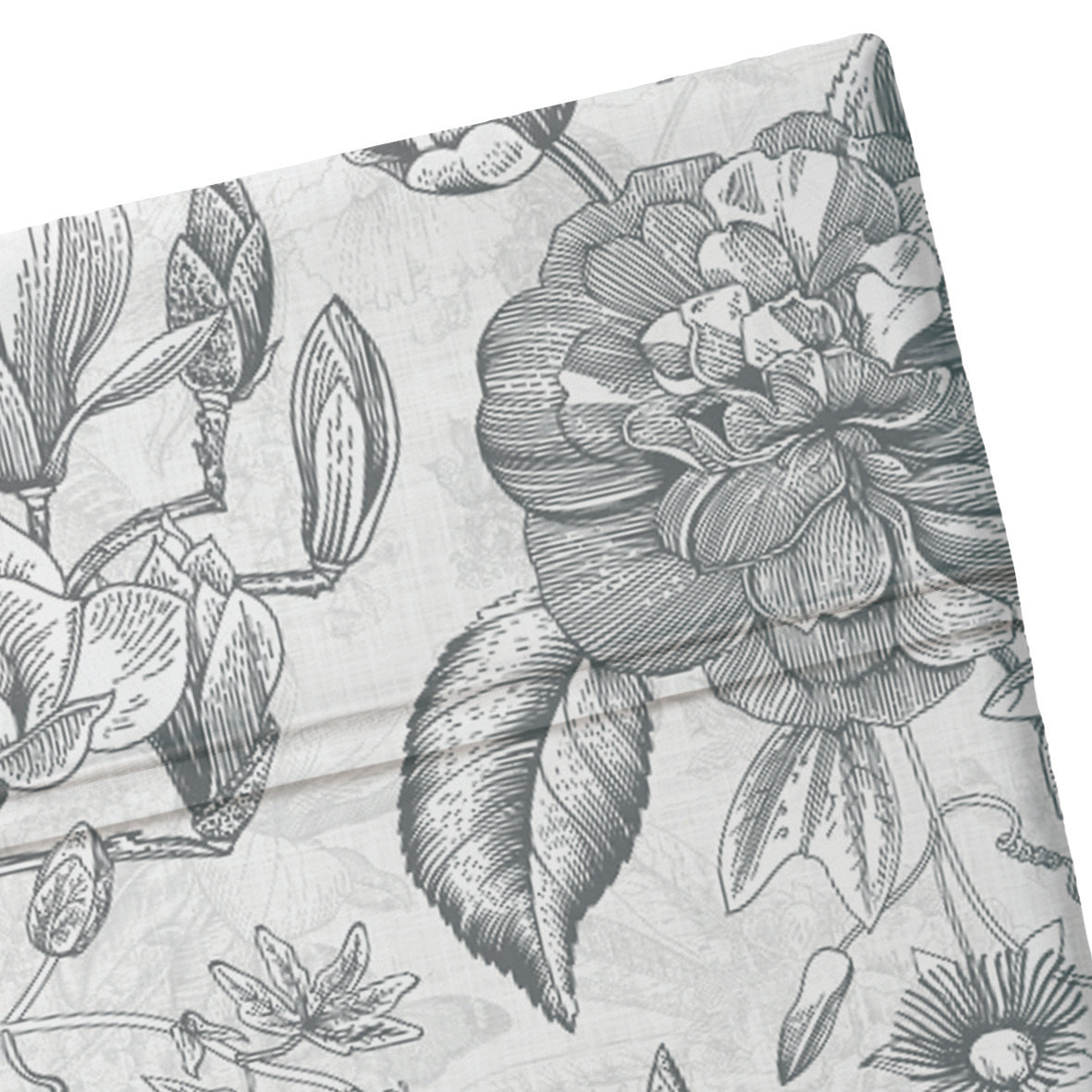 Flat sheet cotton satin - Louisa Grey