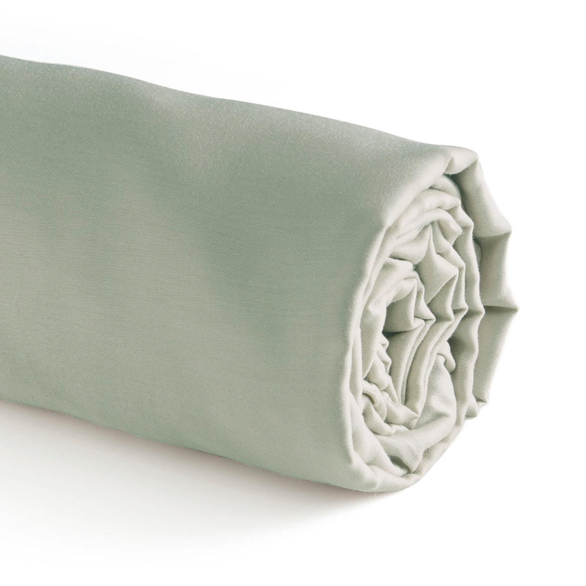 Fitted sheet cotton satin - Uni Green 07