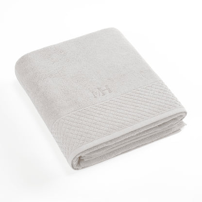 Bath towel combed cotton LT - Eden - 100 x 150 cm White
