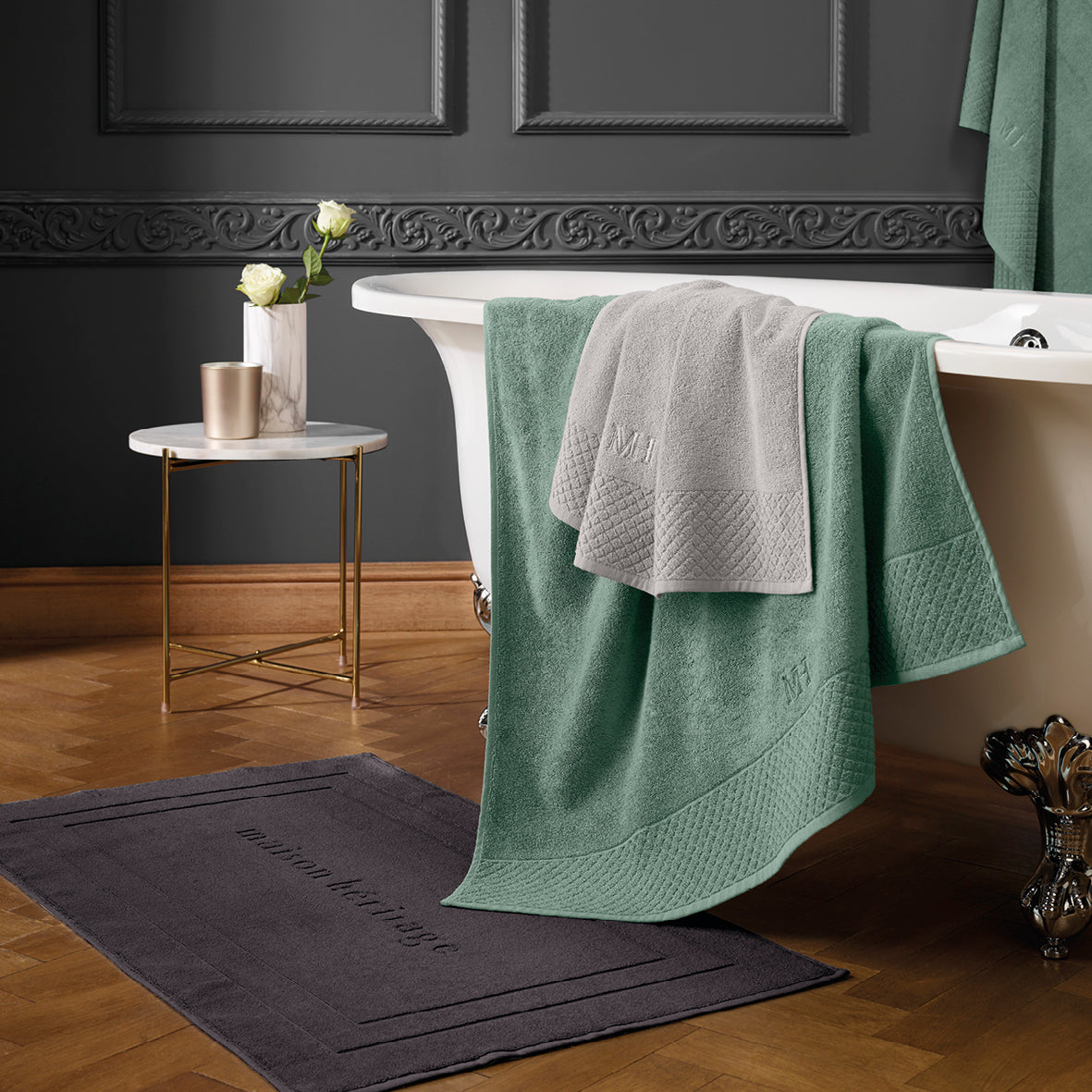 Bath towel combed cotton LT - Eden - 100 x 150 cm