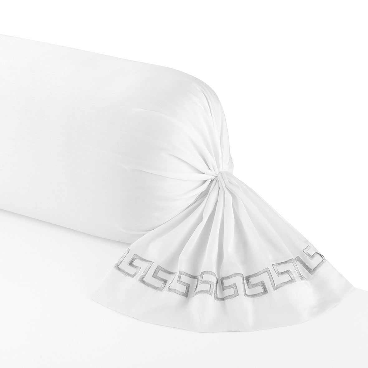Pillowcase(s) cotton satin - Grand hôtel Grey / White