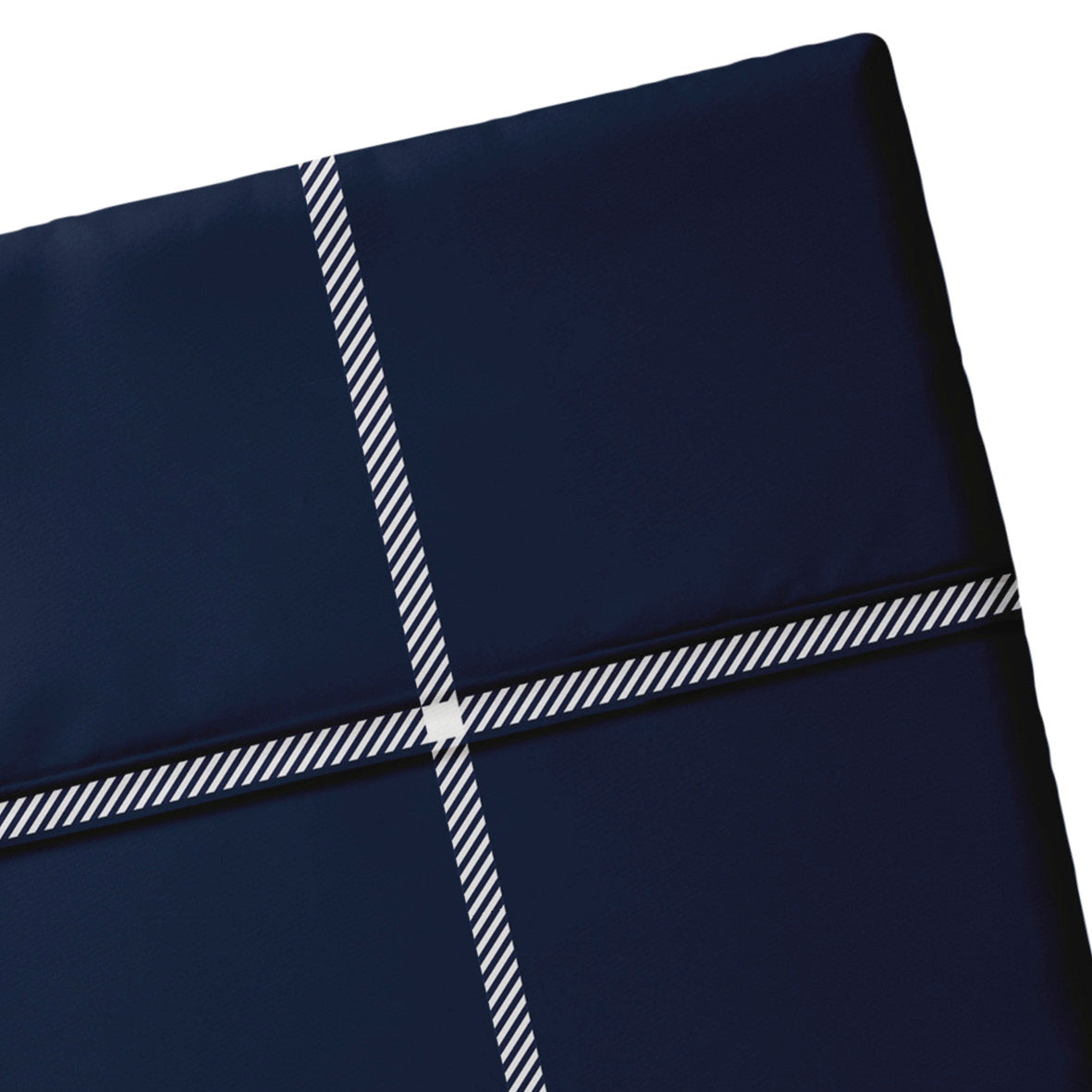 Drap plat satin de coton - Amélia Bleu foncé