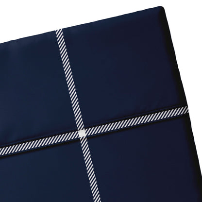 Drap plat satin de coton - Amélia Bleu foncé