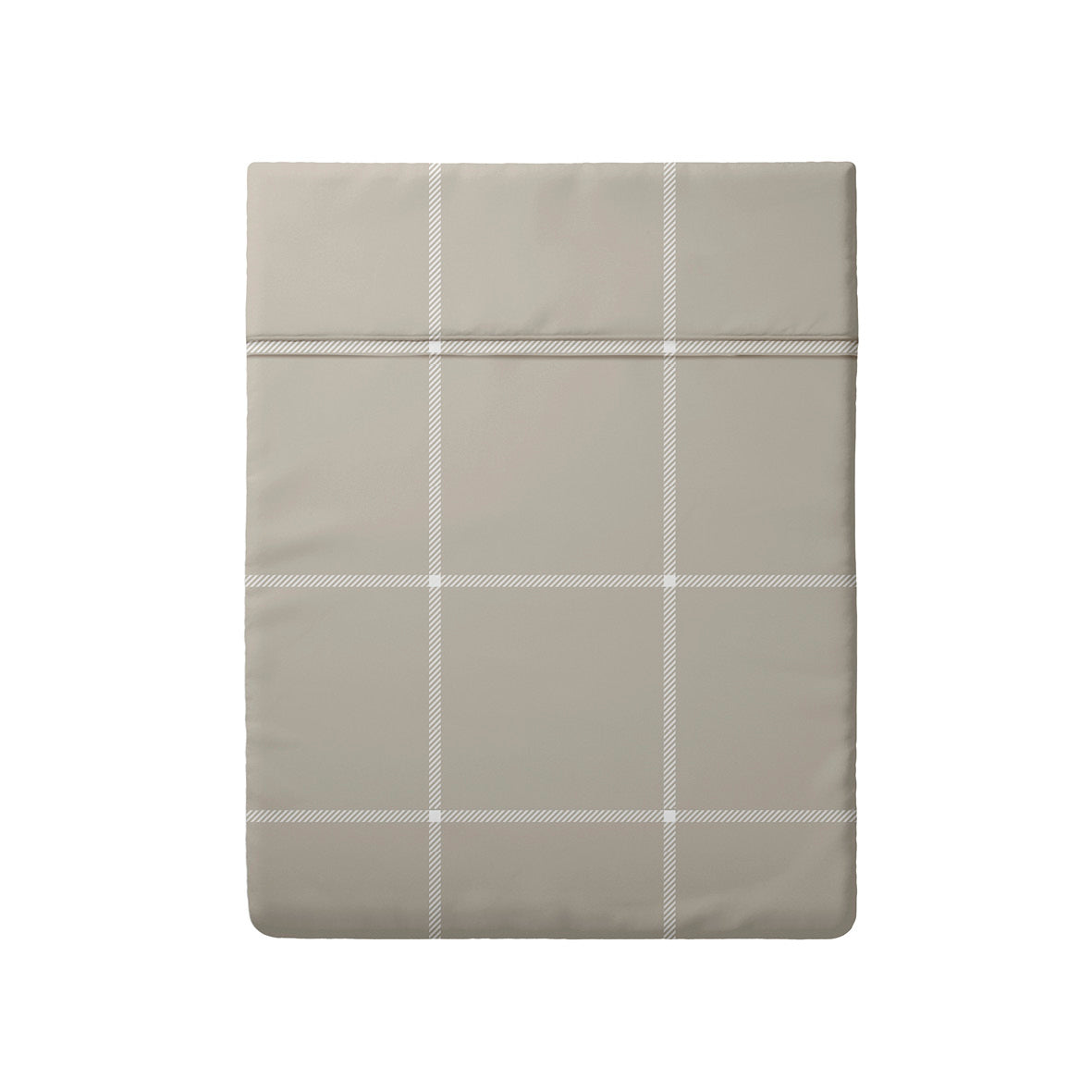 Drap plat satin de coton - Amélia Taupe