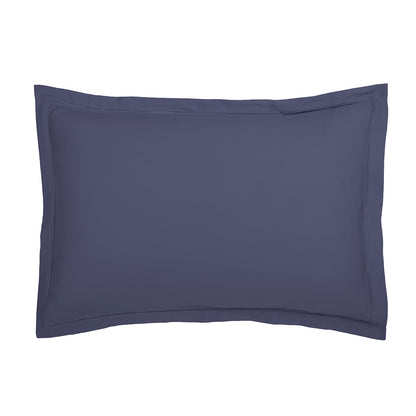 Taie d'oreiller satin de coton - Uni 1 baratta Bleu 06