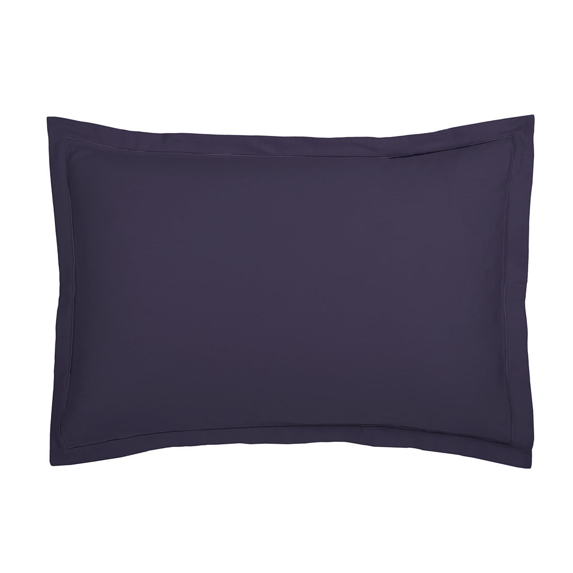 Taie d'oreiller satin de coton - Uni 1 baratta Bleu 04