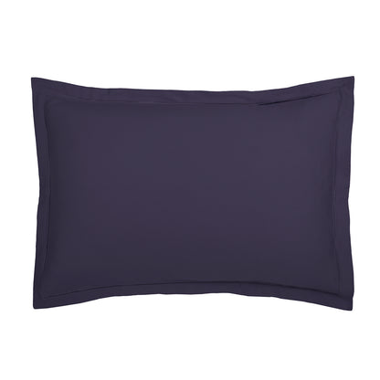 Taie d'oreiller satin de coton - Uni 1 baratta Bleu 04