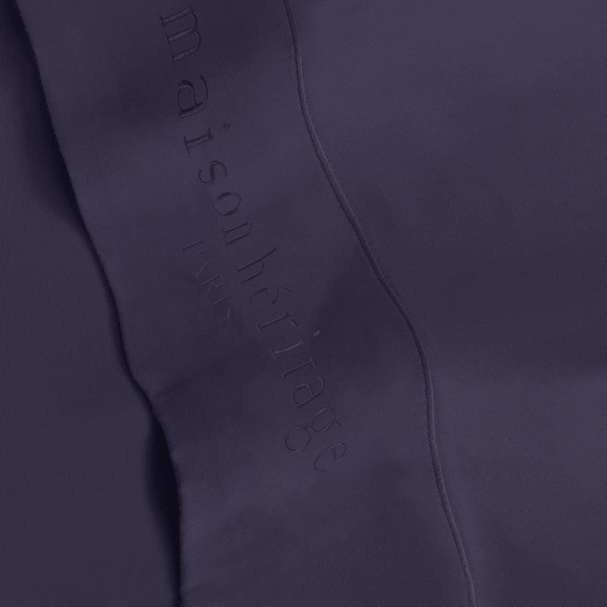 Drap plat satin de coton - Uni 1 baratta Bleu 04