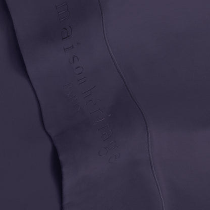 Drap plat satin de coton - Uni 1 baratta Bleu 04