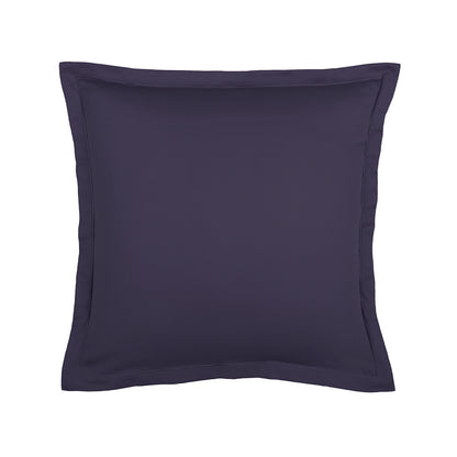 Taie d'oreiller satin de coton - Uni 1 baratta Bleu 04