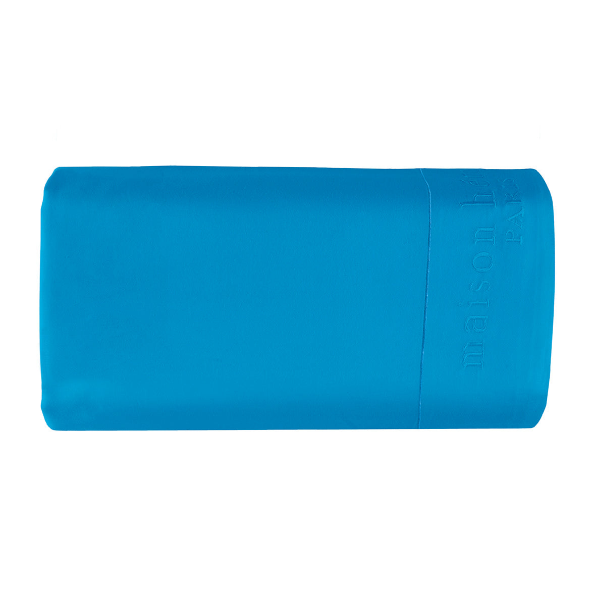 Drap plat satin de coton - Uni 1 baratta Bleu 05