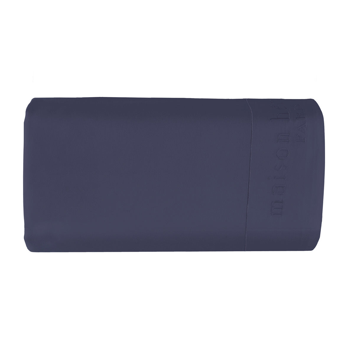 Drap plat satin de coton - Uni 1 baratta Bleu 06