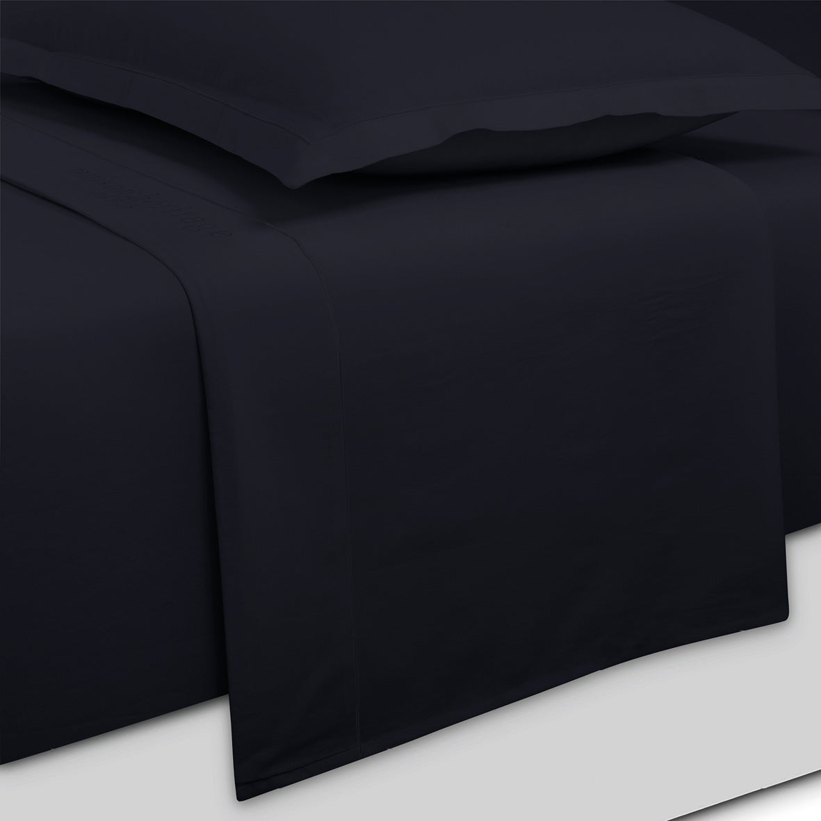 Sheet set cotton satin - Uni 1 baratta Blue 11