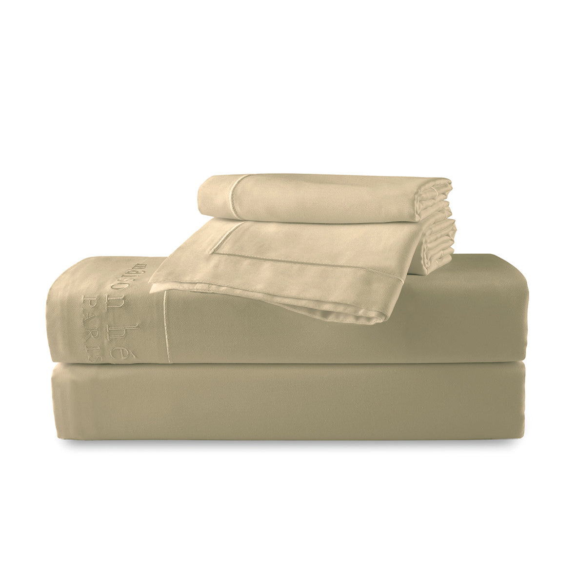 Sheet set cotton satin - Uni 1 baratta Green 07