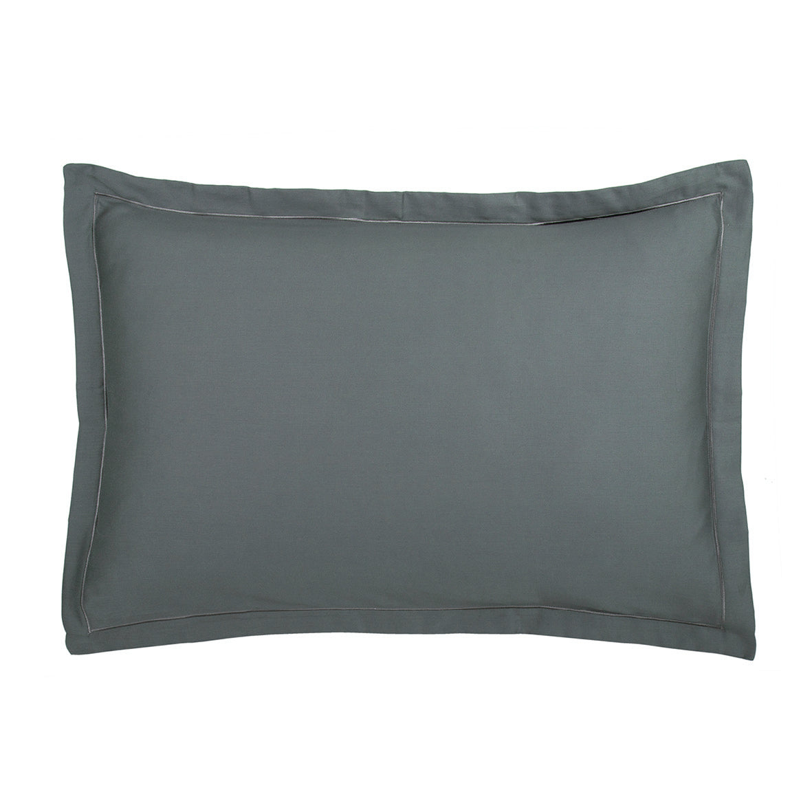 Taie d'oreiller satin de coton - Uni 1 baratta Gris 02