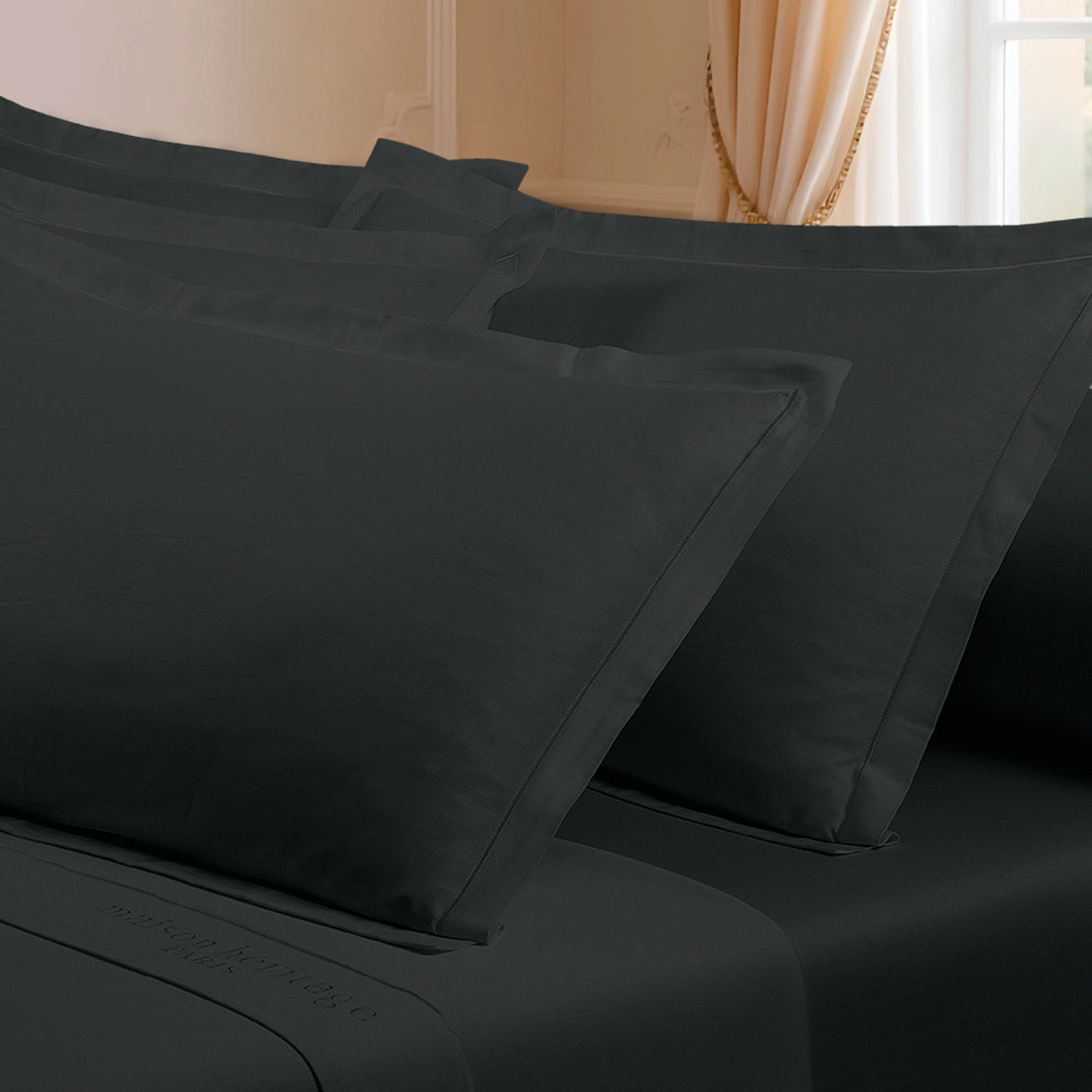 Pillowcase cotton satin - Uni 1 baratta Grey 03
