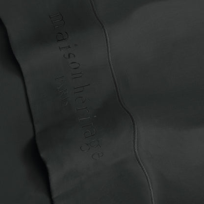 Drap plat satin de coton - Uni 1 baratta Gris 03