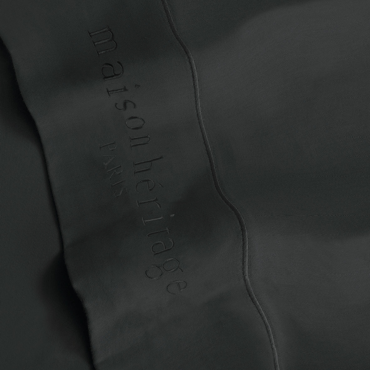 Ensemble de draps satin de coton - Uni 1 baratta Gris 03