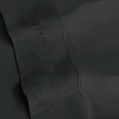 Ensemble de draps satin de coton - Uni 1 baratta Gris 03