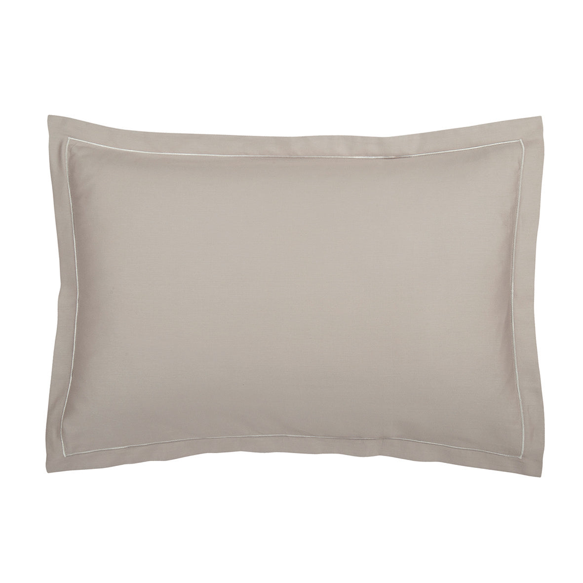 Pillowcase cotton satin - Uni 1 baratta Taupe 01