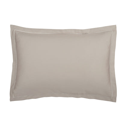 Pillowcase cotton satin - Uni 1 baratta Taupe 01