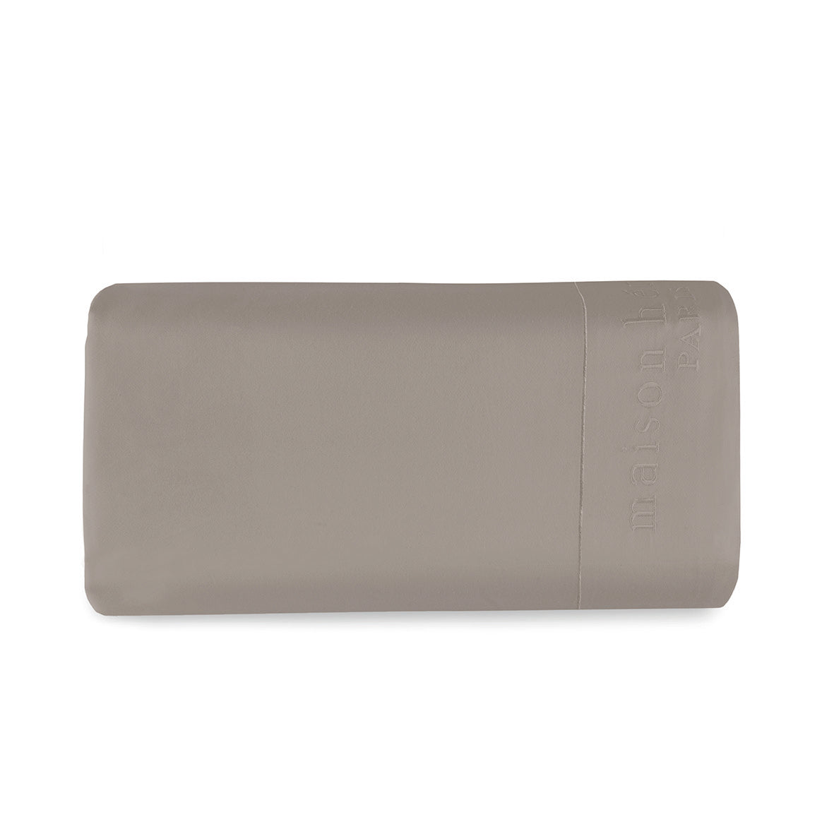 Drap plat satin de coton - Uni 1 baratta Taupe 01